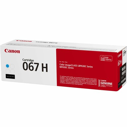 Canon Toner,067 f/imageClass,MF650C/LBP630C,2350 Page Yield,Cyan