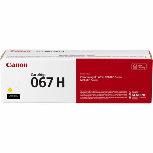 Canon Toner,067 f/imageClass,MF650C/LBP630C,2350 Pg Yld,Yellow