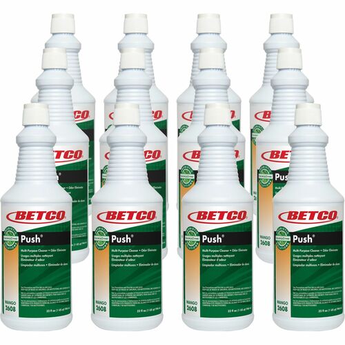 Betco Corporation Microbial Cleaner,RTU,Mango,32 oz,12/CT, Milky WE