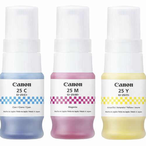 Canon Ink Bottles,f/GX1020/GX2020,37ml,3000PgYld,3/PK,CY/MA/YW
