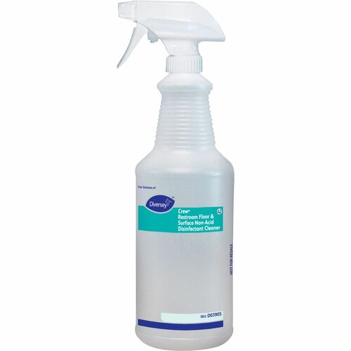 Diversey Care Spray Bottle,Empty,f/Crew Restroom Cleaner,32 oz,CL-DVOD03905