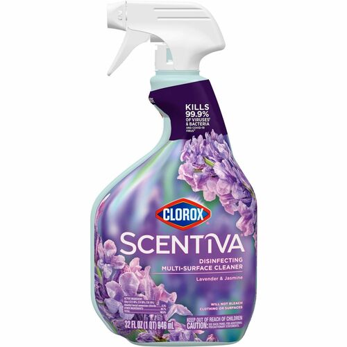 Clorox Company Cleaner,Multisurface,Lavender/Jasmine,Spray,32 oz,CL