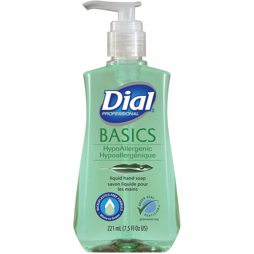 Dial Corporation Soap,Liquid,Basics,Fresh Floral,7.5oz,12/CT,Green