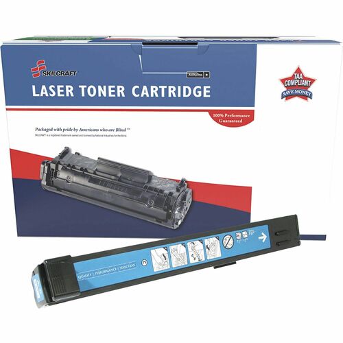 SKILCRAFT Toner Cartridge, Remanuf HP 824A, 21000 Yield, CYN
