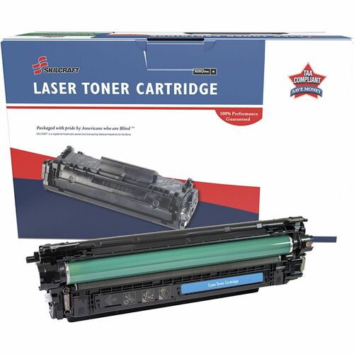 SKILCRAFT Toner Cartridge, Remanuf HP 655A, 10500 Yield, CYN