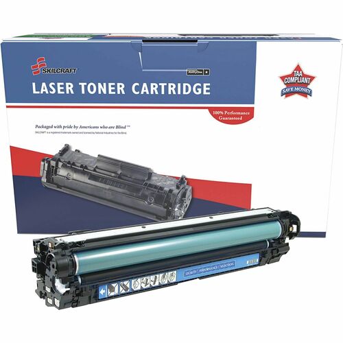 SKILCRAFT Toner Cartridge, Remanuf HP 650A, 15000 Yield, CYN