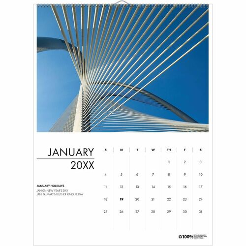 House Of Doolittle Wall Calendar,Monthly,12 Month,Jan-Dec,11"x14"-HOD315