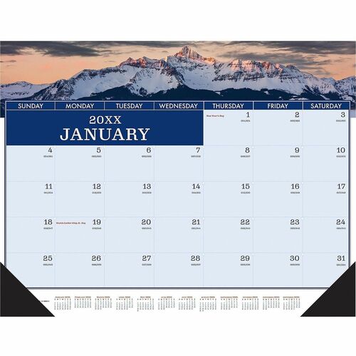 House Of Doolittle Desk Pad,Monthly,12 Month,Jan-Dec,22"x17"-HOD141