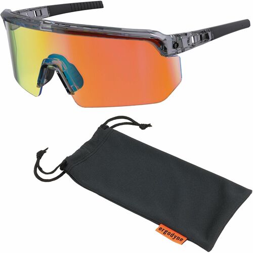 Ergodyne Glasses,Adjustable,Polarized,OE Mirror Lens,CL Smoke Frame-EGO55060