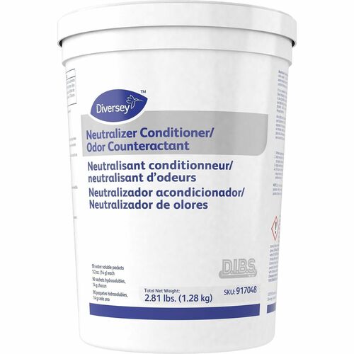 Diversey Care Floor Conditioner Packets,Water-Soluble,Odorless,90/Tub,WE-DVO917048