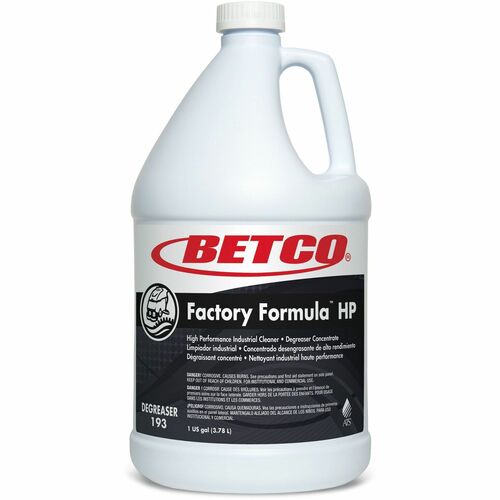 Betco Corporation Cleaner/Degreaser,f/Floor,Low-Foam,1-Gallon,4/CT,MI