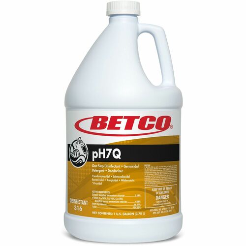 Betco Corporation Disinfectant,f/COVID-19,Neutral PH,1 Gal,4/CT,Light Amber