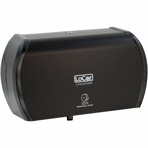 Solaris Paper, Inc. Dispenser,Toilet Paper,2 Roll,14.96"x8.94"x5.24",MBK