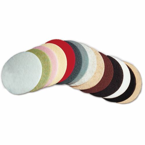 SKILCRAFT Floor Pads,Burnishing,3100 Series,27",5/BX,Aqua