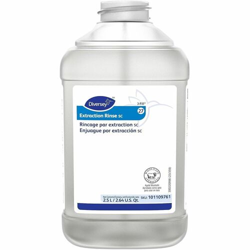 Diversey Care Extraction Rinse,Carpet,NoResidue,FruitScent,84.5oz,2/CT,CR-DVO101109761