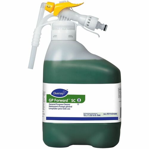 Diversey Care Cleaner,GeneralPurpose,Concentrated,CitrusScent,5L/RTD,Green-DVO93145408