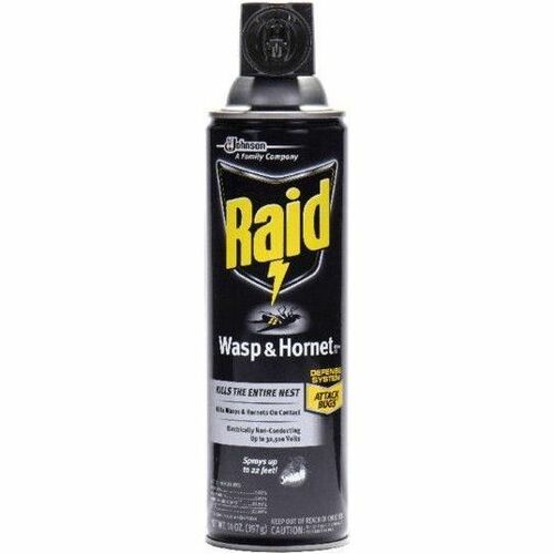 S.C. JOHNSON & SON, INC Wasp/Hornet Killer, 14oz., Aerosol Can, Black