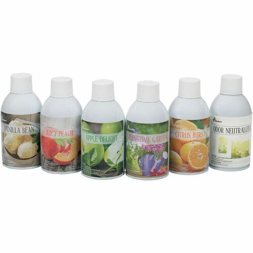 SKILCRAFT Air Freshener Refill, f/Meter Mist 3000,1 Dozen, Peach Scent