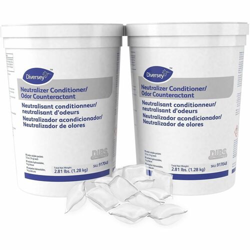 Diversey Care Floor Conditioner Packets,Odorless,90/Tub,2/CT,WE-DVO917048CT