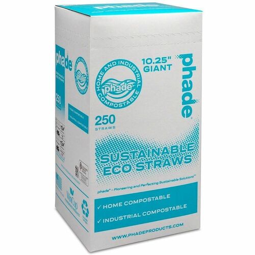 Wincup Straws,Comp.,Univ.Fit,PHA,ColdBev.,10.25",250/BX,CaribbeanBE