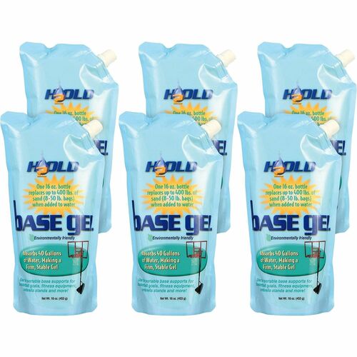 H2OLD LLC Ballast Weight,Gel,f/Signs/Goals,Polyacrlt,16oz,6/CT,Pantone