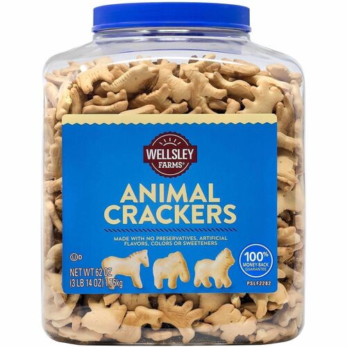 Green Rabbit Crackers,Animal Shapes,Sweet,Natural,Crunchy,62oz,Multi-GRR22000464