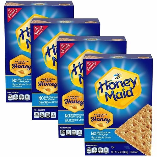 Green Rabbit Crackers,Graham,Honey Flavor,Sweet,Whole-Grain,4/Ct,Multi-GRR22000442