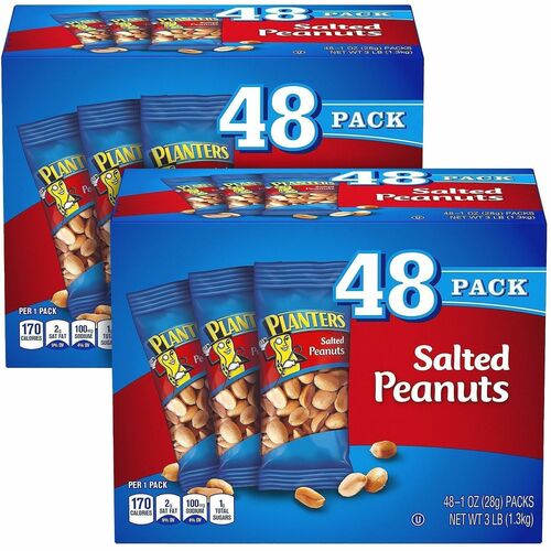 Green Rabbit Peanuts,Salted,1 oz,48/BG,2/CT,MI-GRR60004074
