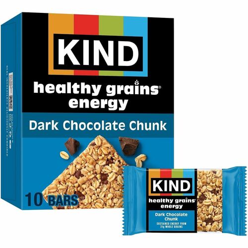 Kind LLC dba Kind Snacks Granola Bars,Energy,Whole-Grains,Dark Choc.,10/BX,Blue