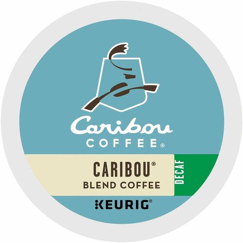 Green Mountain Coffee,Decaf,Caribou Blend,K-Cup,24/BX,4/CT,Brown-GMT6995CT