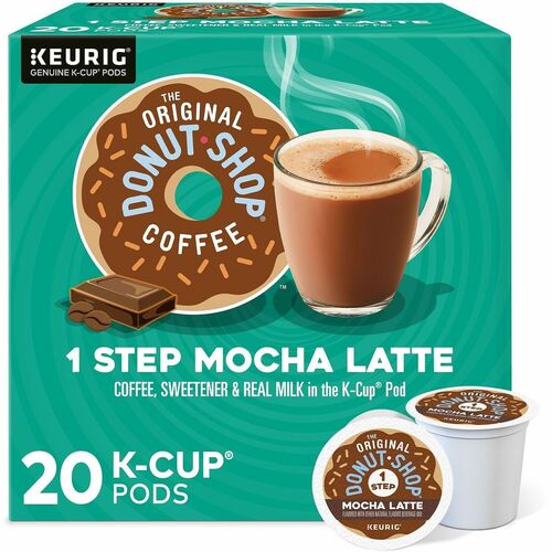 Diedrich Coffee, Inc Coffee,1-Step Latte,Colombian,Mocha,K-Cup,20/BX,20/CT,BN