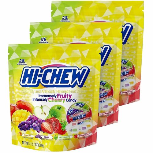 Green Rabbit Candy,Fruit Chews,Hi-Chew,3/BG,1BG/CT,MI-GRR20902502