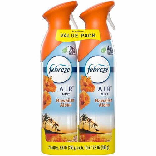 Procter & Gamble Commercial Air Freshener,Spray,NtrlPrpllnts,HawaiianAloha,8.8oz,2/PK,OE