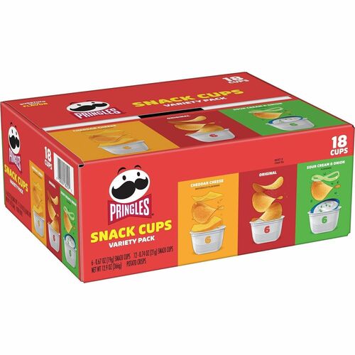 Keebler Co. Chips,Pringles,Single-Serve,18/BX,Beige