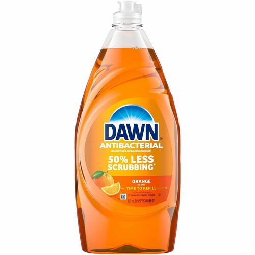 Procter & Gamble Commercial Dish Detergent,Antibacterial,Manual,Orange,30.8oz,8/CT,OE