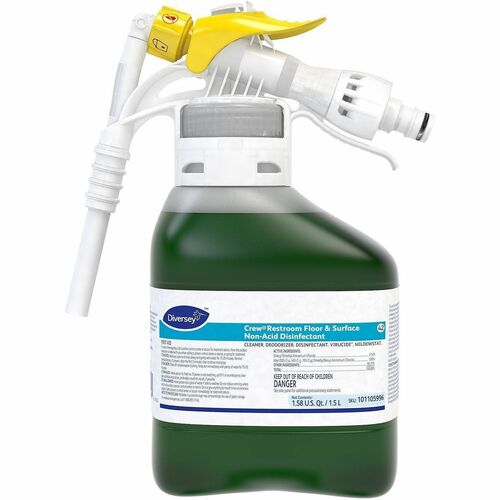 Diversey Care DisinfectantCleaner,NonAcidic,FreshScent,1.5L/RTD,2/CT,GN-DVO101105996