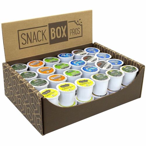Green Rabbit SnackBox,K-Cups,Assorted,Coffee/Tea/HotCocoa,48/BX,1/CT,MI-GRR70000042
