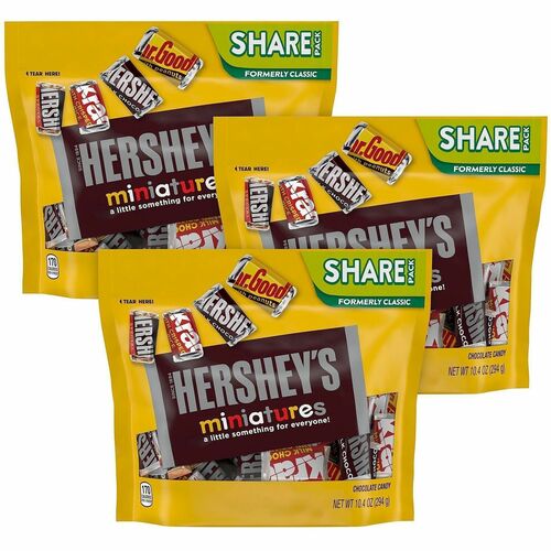 Green Rabbit Candy,Choc,Milk/Dark/Pnut/CrispRice,10.4oz,3BG/PK,1/CT,MI-GRR24600431