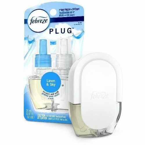 Procter & Gamble Commercial Scented Oil Refill,Linen & Sky,Fade-DefyPLUG,0.87oz,4/CT,BE