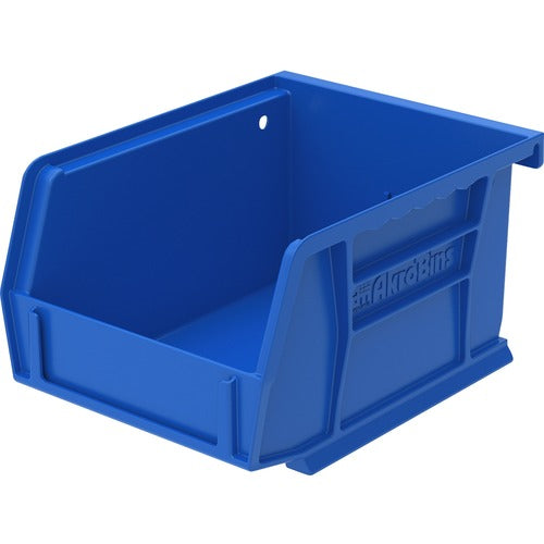 Akro-Mils Bins, Unbreakable/Waterproof, 4-1/8"x5-3/8"x3", Blue