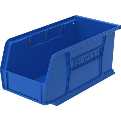 Akro-Mils Bins, Unbreakable/Waterproof, 5-1/2"x10-7/8"x5", Blue