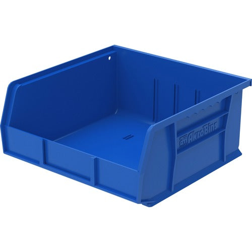 Akro-Mils Bins, Unbreakable/Waterproof, 11"x10-7/8"x5", Blue