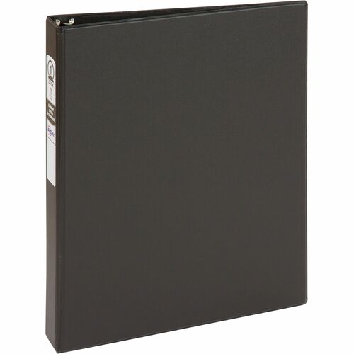 Avery Economy Binder, Round Ring, 1" Capacity, 8-1/2"x11", Black