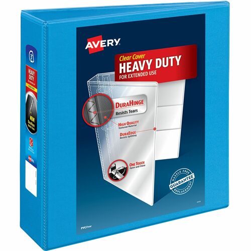 Avery Slant Ring View Binder, 3" Capacity, 11"x8-1/2", Light BE