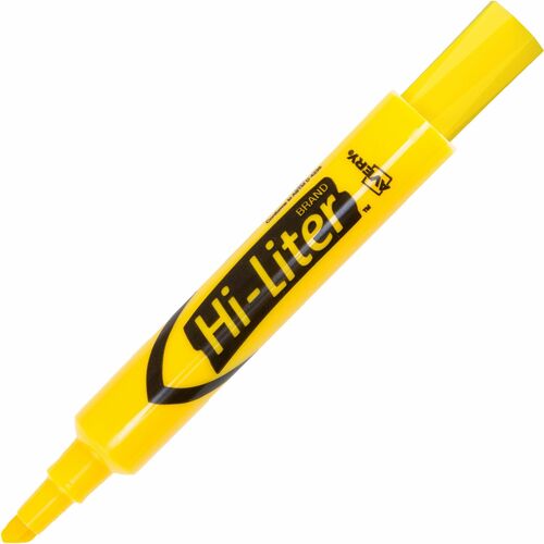 Avery Desk Style Highlighter, Chisel Pt, Yellow Ink