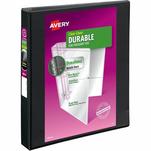 Avery View Binder, 1" Capacity, 11"x8-1/2", Black