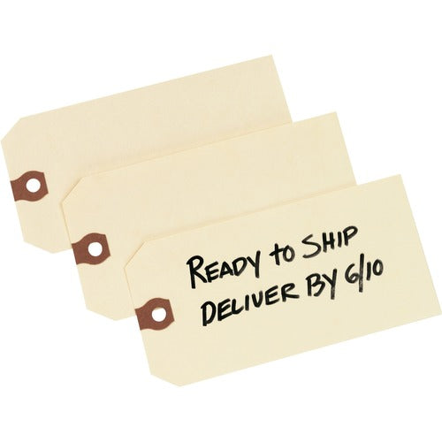 Avery Shipping Tags, Unstrung, 5-1/4"x2-5/8", 1000/BX, Manila