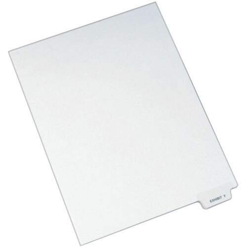 Avery Divider, "Exhibit Y", Bottom Tab, 8-1/2"x11", 25/PK, White