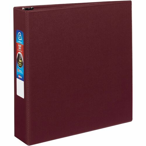 Avery Binder, DuraHinge, 4 Pockets, 2" Cap, 8-1/2"x11", Maroon