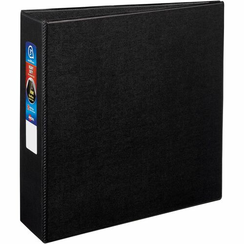 Avery Binder, DuraHinge, 4 Pockets, 3" Capacity, 8-1/2"x11", Black